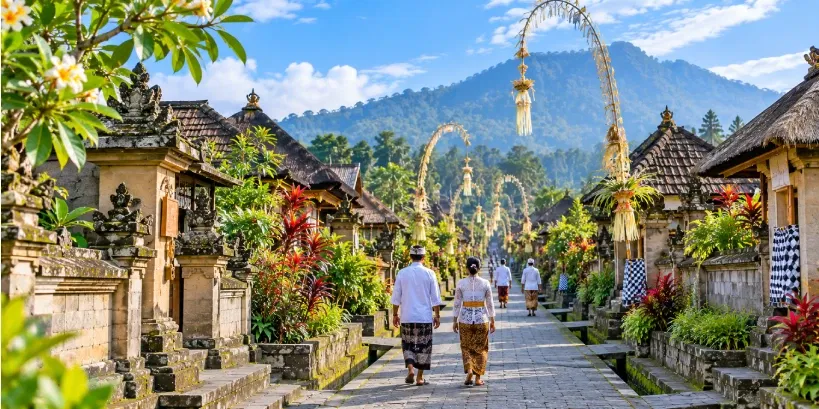Penglipuran Traditional Village is a pristine, award-winning highland village