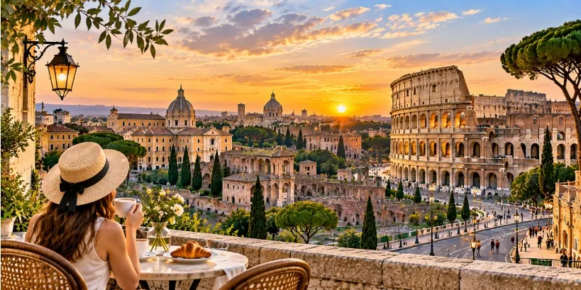 Wander around Rome to explore the icnonic landmarks 