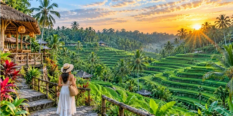 Tegallalang Rice Terraces is among the most beautiful cultural places in Bali